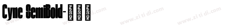 Cyne SemiBold字体转换 Cyne SemiBold字体转换